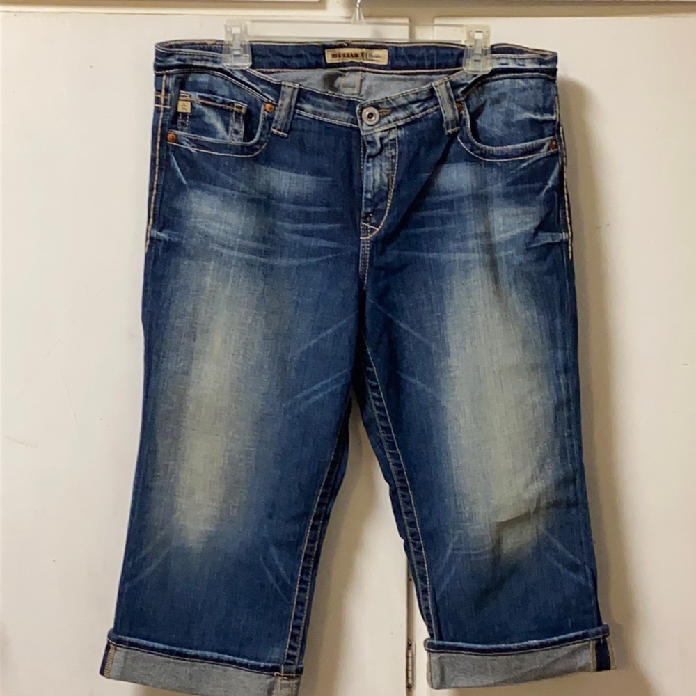 Big Star jean Capri with rolled hem